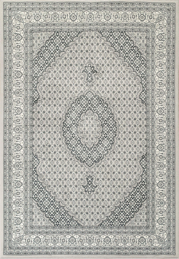 ANCIENT GARDEN 57204-9666 SOFT GREY/CREAM - Modern Rug Importers