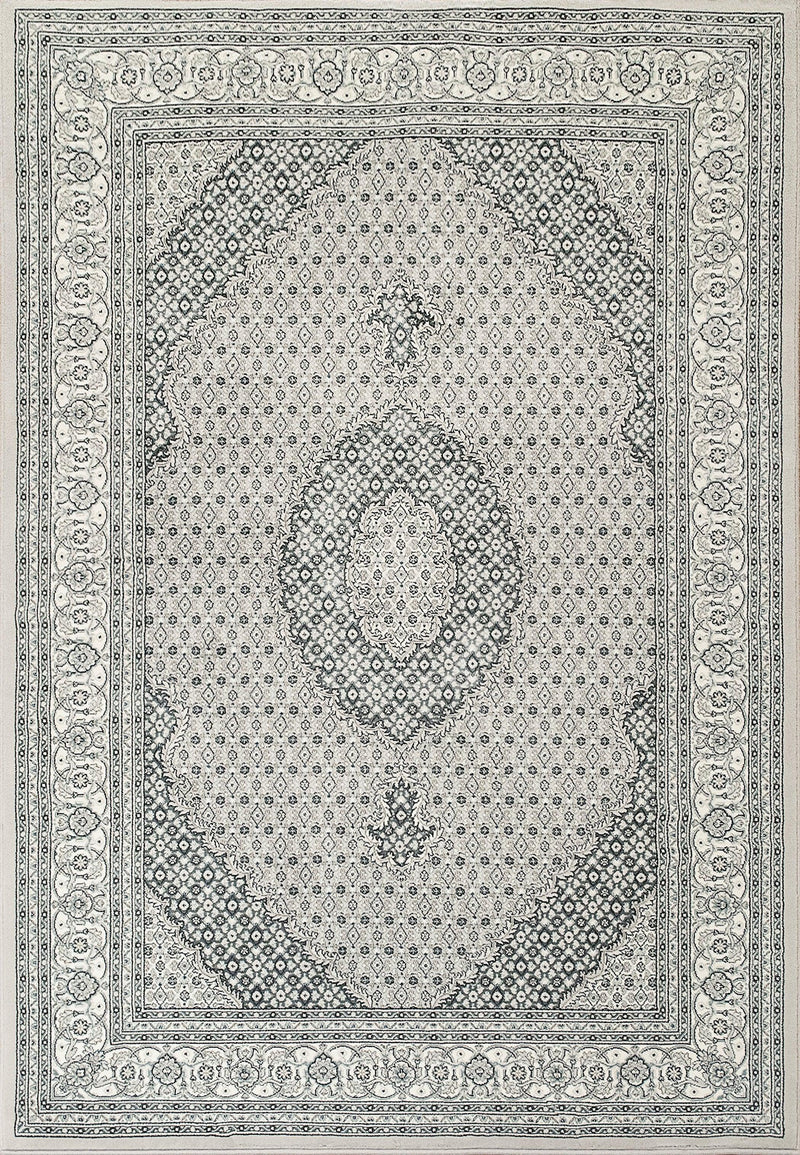 ANCIENT GARDEN 57204-9666 SOFT GREY/CREAM - Modern Rug Importers