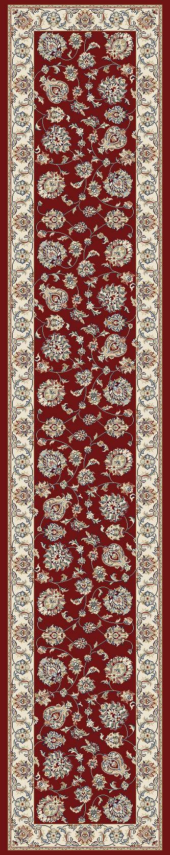 ANCIENT GARDEN 57365-1464 RED/IVORY - Modern Rug Importers
