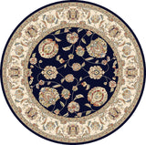 ANCIENT GARDEN 57365-3464 BLUE/IVORY - Modern Rug Importers
