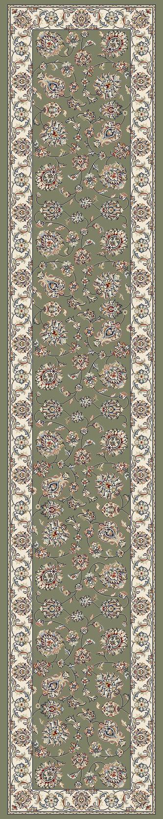 ANCIENT GARDEN 57365-4464 GREEN/IVORY - Modern Rug Importers