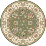 ANCIENT GARDEN 57365-4464 GREEN/IVORY - Modern Rug Importers