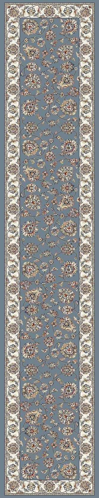 ANCIENT GARDEN 57365-5464 LT.BLUE/IVORY - Modern Rug Importers