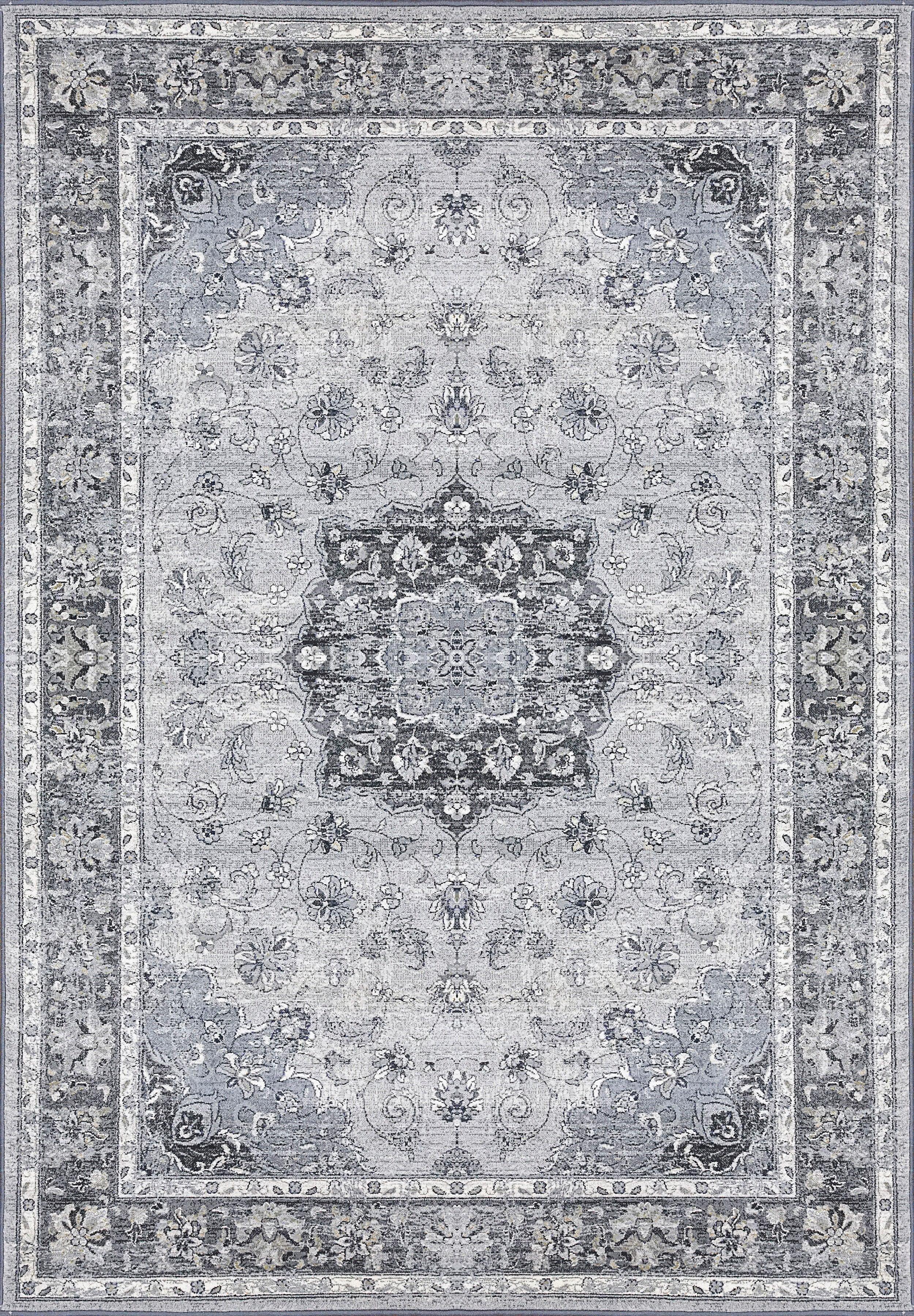 ANCIENT GARDEN 57559-9656 SILVER/GREY - Modern Rug Importers