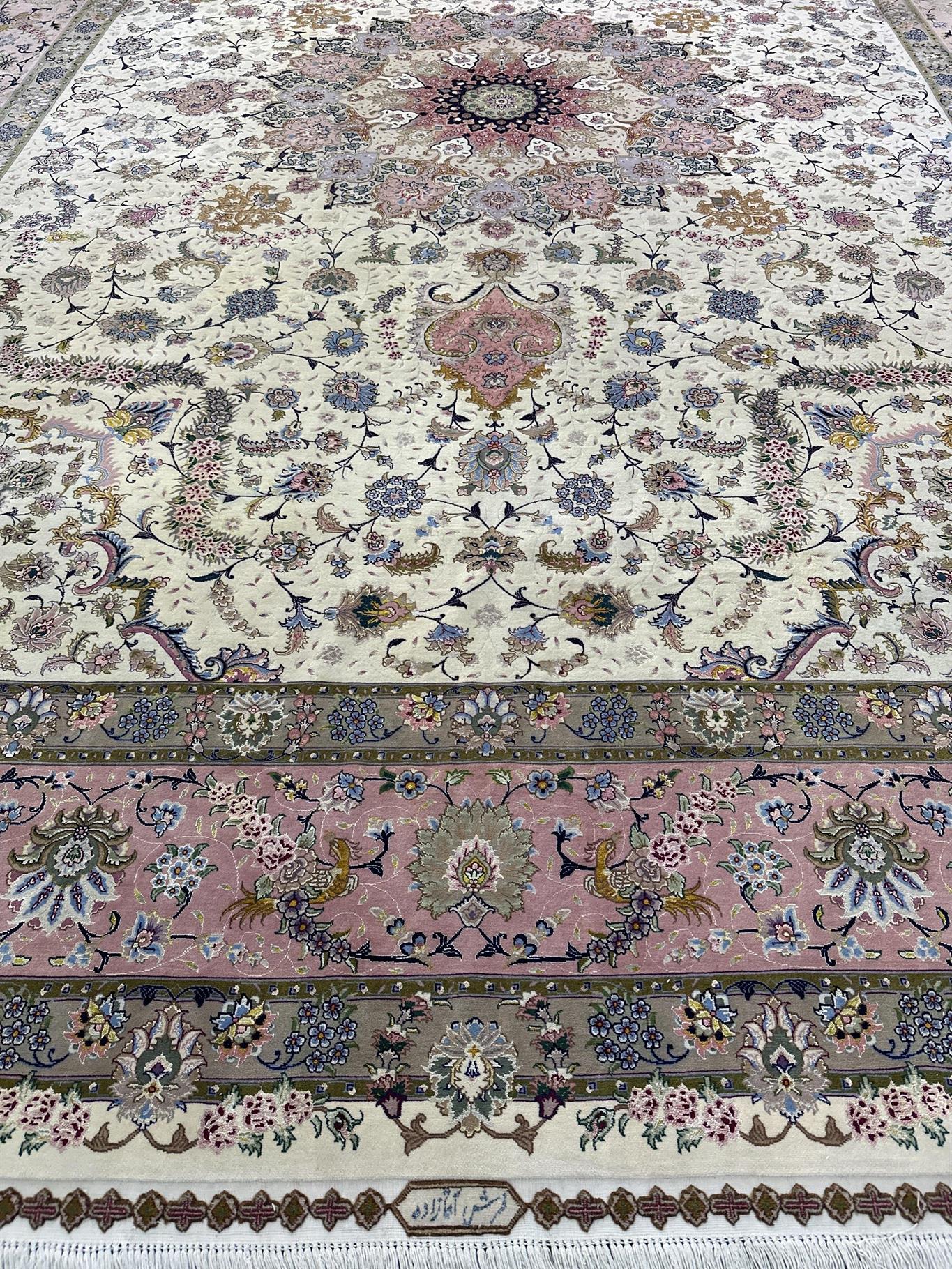 Persian Tabriz 9'8" x 14'