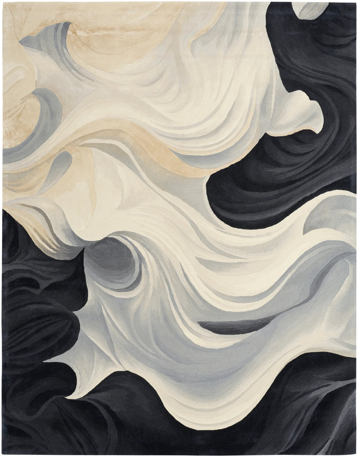Abstract Flowing Pattern Rug – Canvas Collection