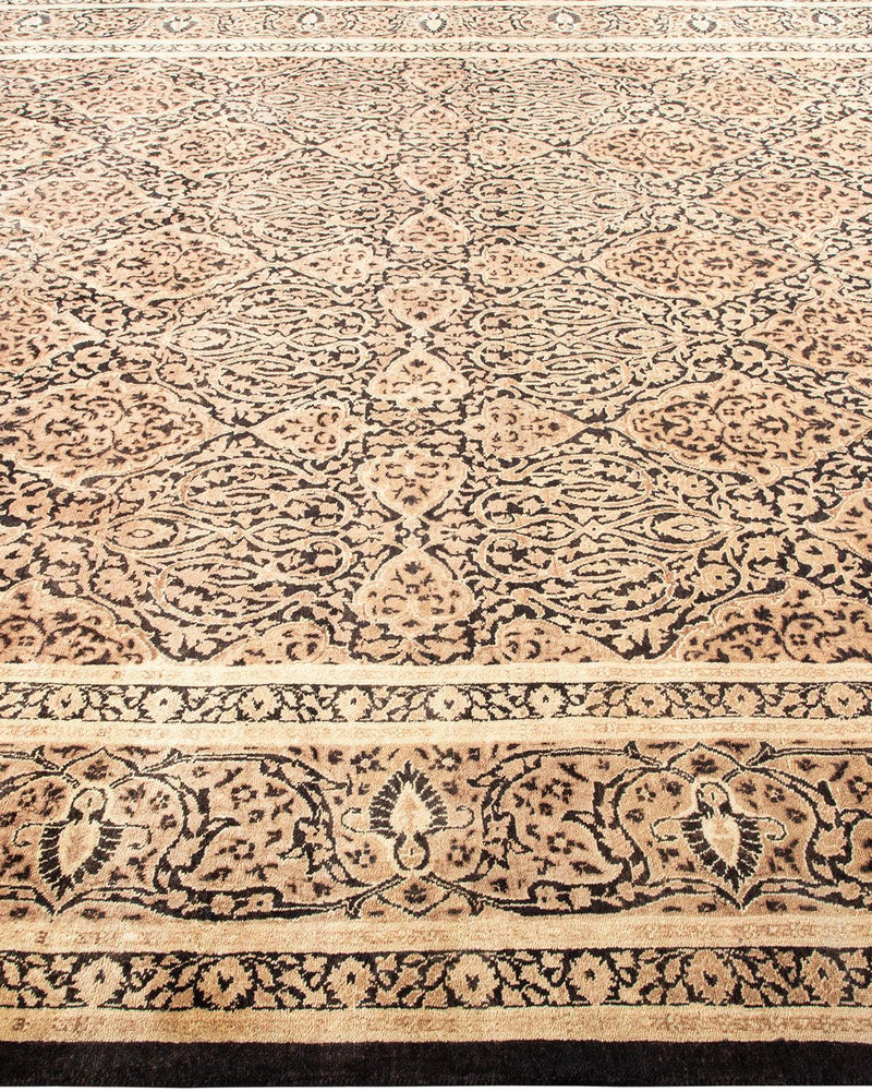 One-of-a-Kind Imported Hand-knotted Area Rug  - Black, 8' 1" x 10' 5" - Modern Rug Importers