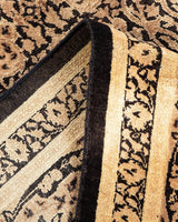 One-of-a-Kind Imported Hand-knotted Area Rug  - Black, 8' 1" x 10' 5" - Modern Rug Importers
