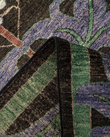 One-of-a-Kind Imported Hand-knotted Area Rug  - Black, 9' 10" x 13' 8" - Modern Rug Importers