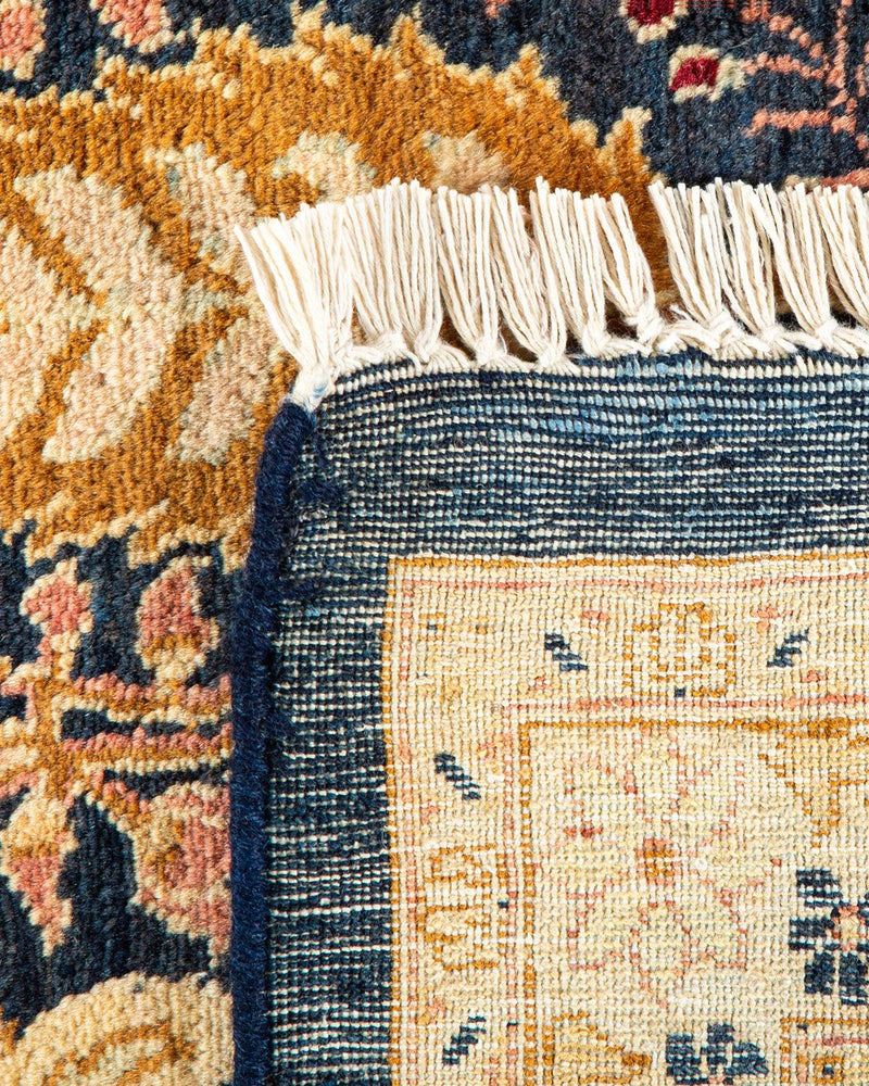 One-of-a-Kind Imported Hand-Knotted Area Rug  - Blue, 8' 1" x 10' 3" - Modern Rug Importers