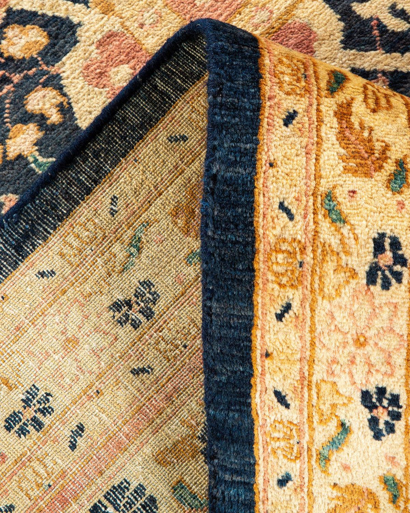 One-of-a-Kind Imported Hand-Knotted Area Rug  - Blue, 8' 1" x 10' 3" - Modern Rug Importers