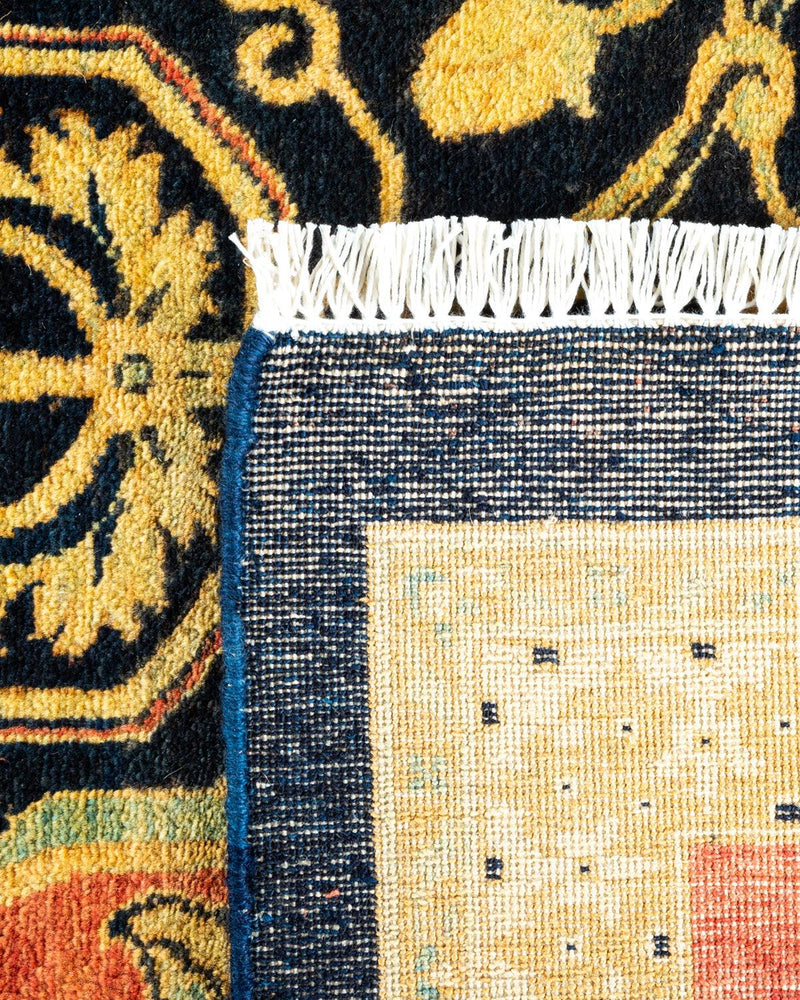 One-of-a-Kind Imported Hand-Knotted Area Rug  - Blue, 8' 1" x 9' 10" - Modern Rug Importers