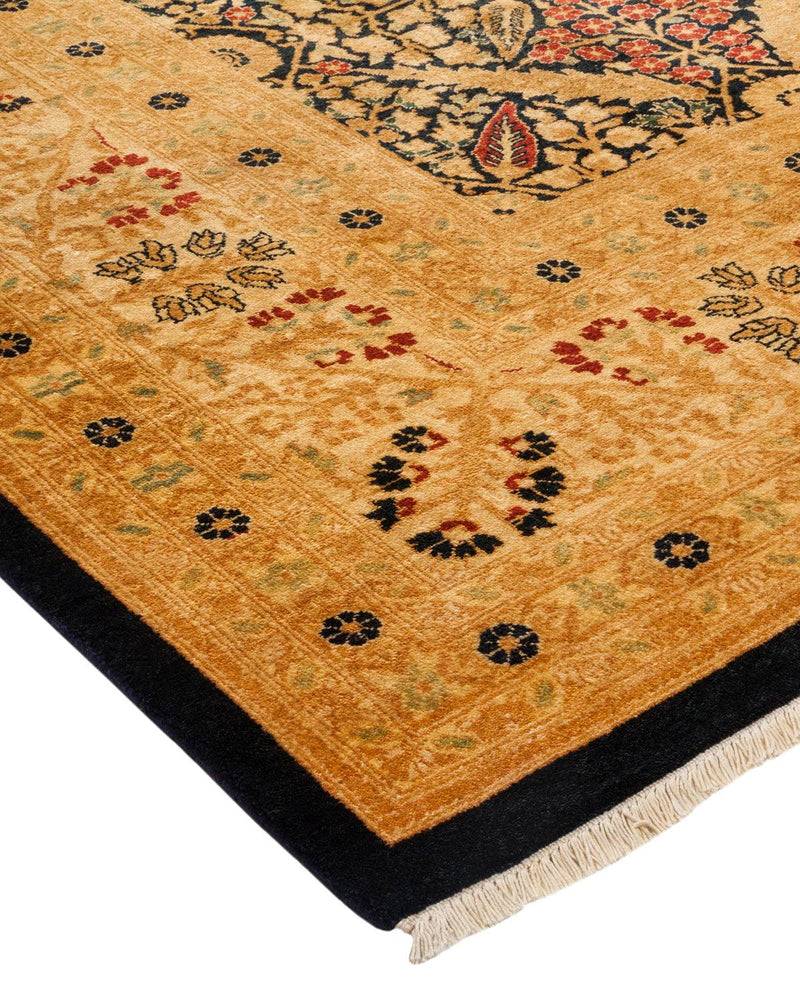 One-of-a-Kind Imported Hand-knotted Area Rug  - Blue, 8' 10" x 11' 10" - Modern Rug Importers