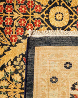 One-of-a-Kind Imported Hand-knotted Area Rug  - Blue, 8' 10" x 11' 10" - Modern Rug Importers