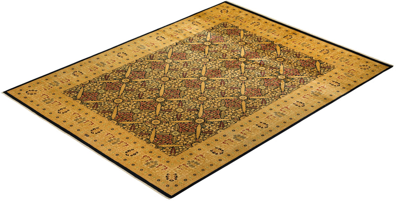 One-of-a-Kind Imported Hand-knotted Area Rug  - Blue, 8' 10" x 11' 10" - Modern Rug Importers