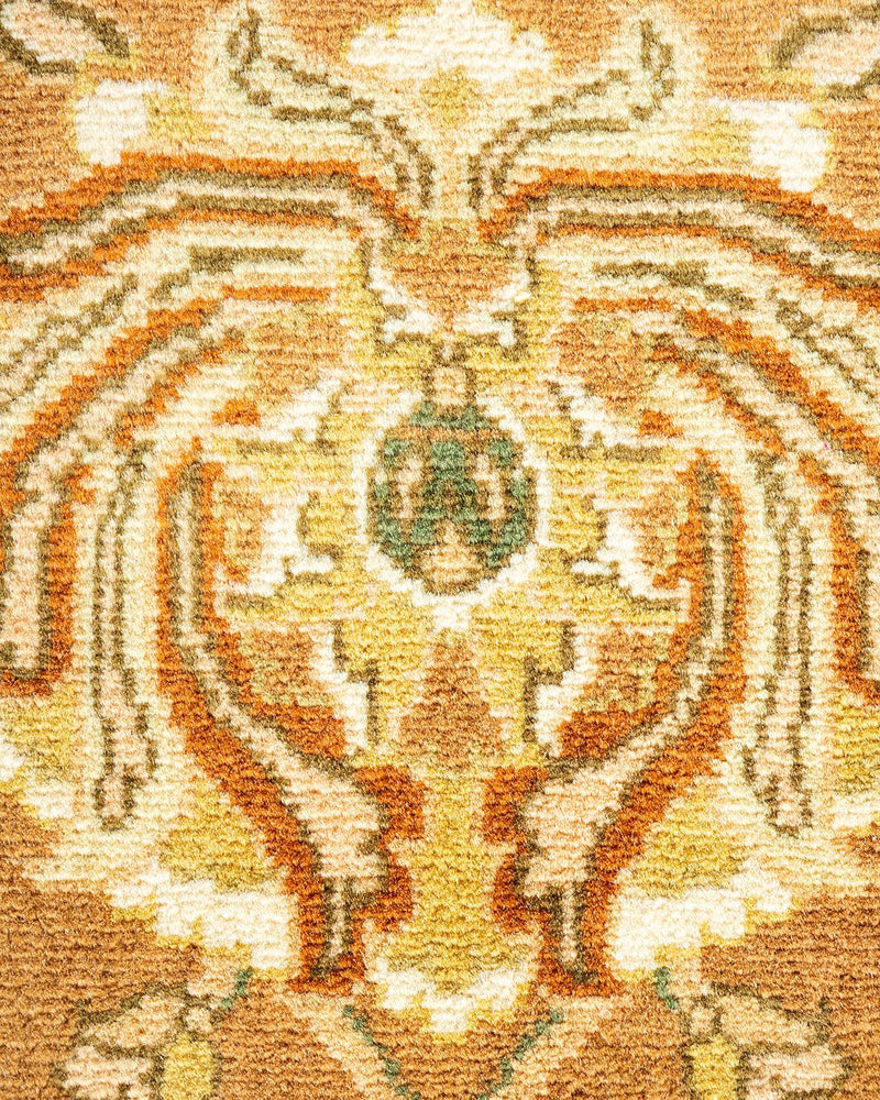 One-of-a-Kind Imported Hand-Knotted Area Rug  - Brown, 6' 0" x 8' 10" - Modern Rug Importers