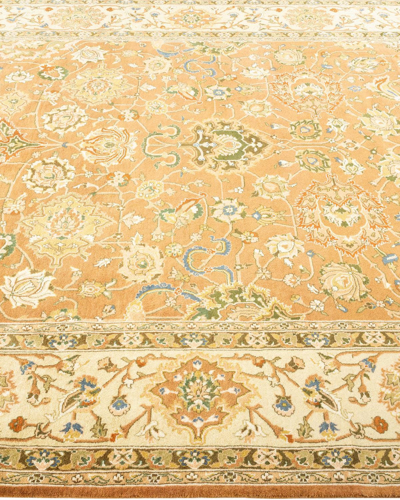 One-of-a-Kind Imported Hand-Knotted Area Rug  - Brown, 6' 0" x 8' 10" - Modern Rug Importers