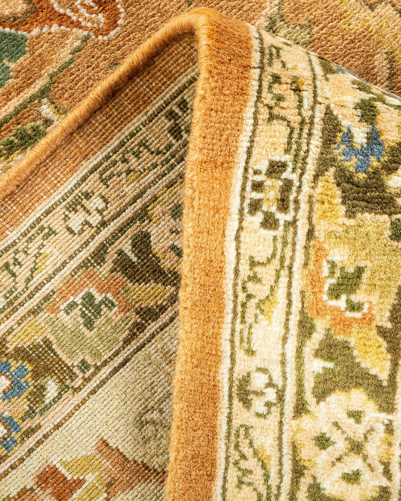 One-of-a-Kind Imported Hand-Knotted Area Rug  - Brown, 6' 0" x 8' 10" - Modern Rug Importers