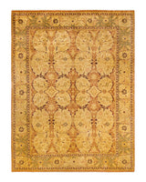 One-of-a-Kind Imported Hand-knotted Area Rug  - Brown,  9' 2" x 12' 3" - Modern Rug Importers