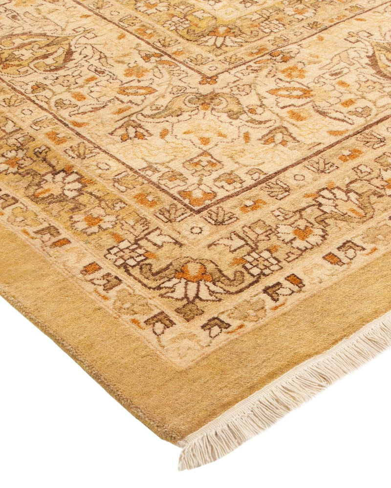 One-of-a-Kind Imported Hand-knotted Area Rug  - Green, 10' 3" x 13' 4" - Modern Rug Importers