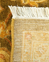 One-of-a-Kind Imported Hand-Knotted Area Rug  - Green, 6' 2" x 10' 10" - Modern Rug Importers