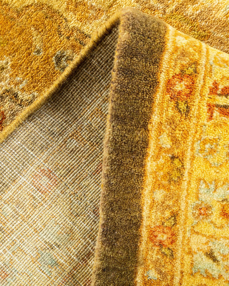 One-of-a-Kind Imported Hand-Knotted Area Rug  - Green, 6' 2" x 10' 10" - Modern Rug Importers