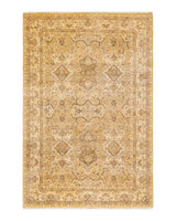 One-of-a-Kind Imported Hand-knotted Area Rug  - Green,  6' 2" x 9' 2" - Modern Rug Importers