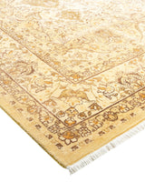 One-of-a-Kind Imported Hand-knotted Area Rug  - Green,  6' 2" x 9' 2" - Modern Rug Importers