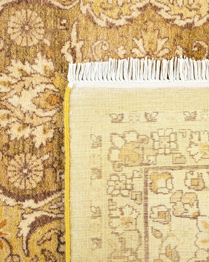 One-of-a-Kind Imported Hand-knotted Area Rug  - Green,  6' 2" x 9' 2" - Modern Rug Importers