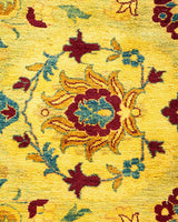 One-of-a-Kind Imported Hand-Knotted Area Rug  - Green, 8' 1" x 9' 10" - Modern Rug Importers