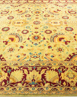 One-of-a-Kind Imported Hand-Knotted Area Rug  - Green, 8' 1" x 9' 10" - Modern Rug Importers