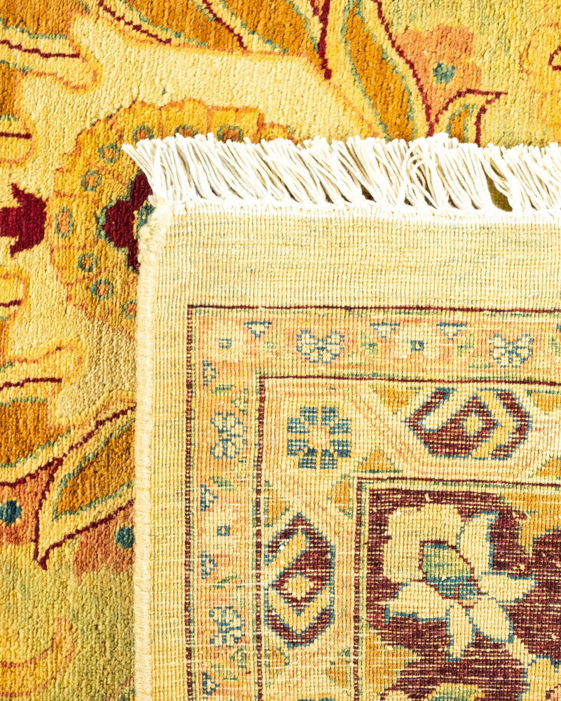 One-of-a-Kind Imported Hand-Knotted Area Rug  - Green, 8' 1" x 9' 10" - Modern Rug Importers