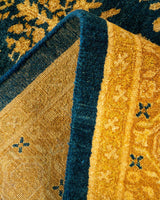 One-of-a-Kind Imported Hand-Knotted Area Rug  - Green, 8' 2" x 10' 2" - Modern Rug Importers
