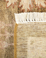 One-of-a-Kind Imported Hand-Knotted Area Rug  - Green, 9' 1" x 11' 10" - Modern Rug Importers