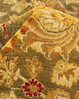 One-of-a-Kind Imported Hand-Knotted Area Rug  - Green, 9' 2" x 12' 4" - Modern Rug Importers