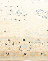 One-of-a-Kind Imported Hand-knotted Area Rug  - Ivory, 10' 1" x 15' 2" - Modern Rug Importers
