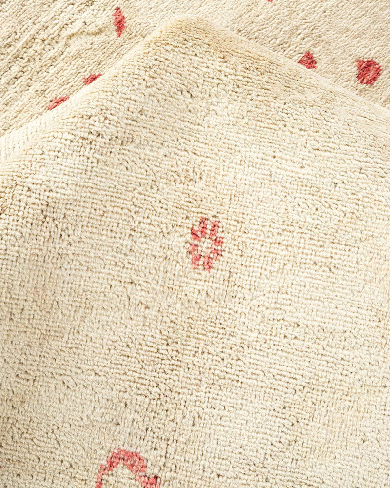 One-of-a-Kind Imported Hand-Knotted Area Rug  - Ivory, 6' 0" x 9' 2" - Modern Rug Importers