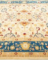 One-of-a-Kind Imported Hand-Knotted Area Rug  - Ivory, 6' 2" x 9' 1" - Modern Rug Importers
