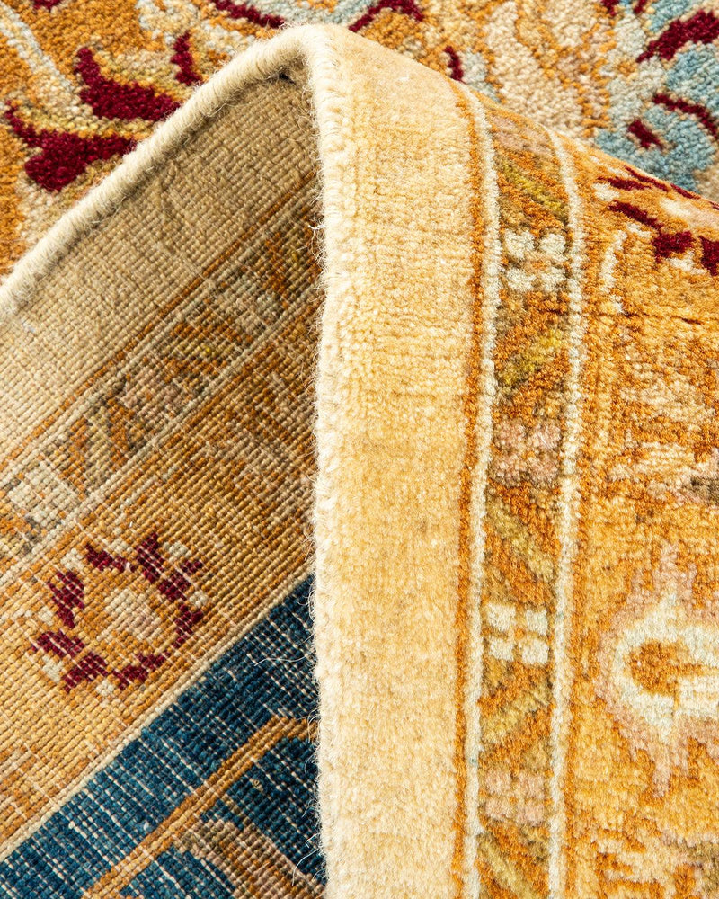 One-of-a-Kind Imported Hand-Knotted Area Rug  - Ivory, 6' 2" x 9' 1" - Modern Rug Importers