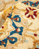 One-of-a-Kind Imported Hand-Knotted Area Rug  - Ivory, 6' 2" x 9' 1" - Modern Rug Importers