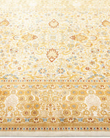 One-of-a-Kind Imported Hand-Knotted Area Rug  - Ivory, 6' 2" x 9' 2" - Modern Rug Importers