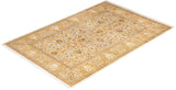One-of-a-Kind Imported Hand-Knotted Area Rug  - Ivory, 6' 2" x 9' 2" - Modern Rug Importers