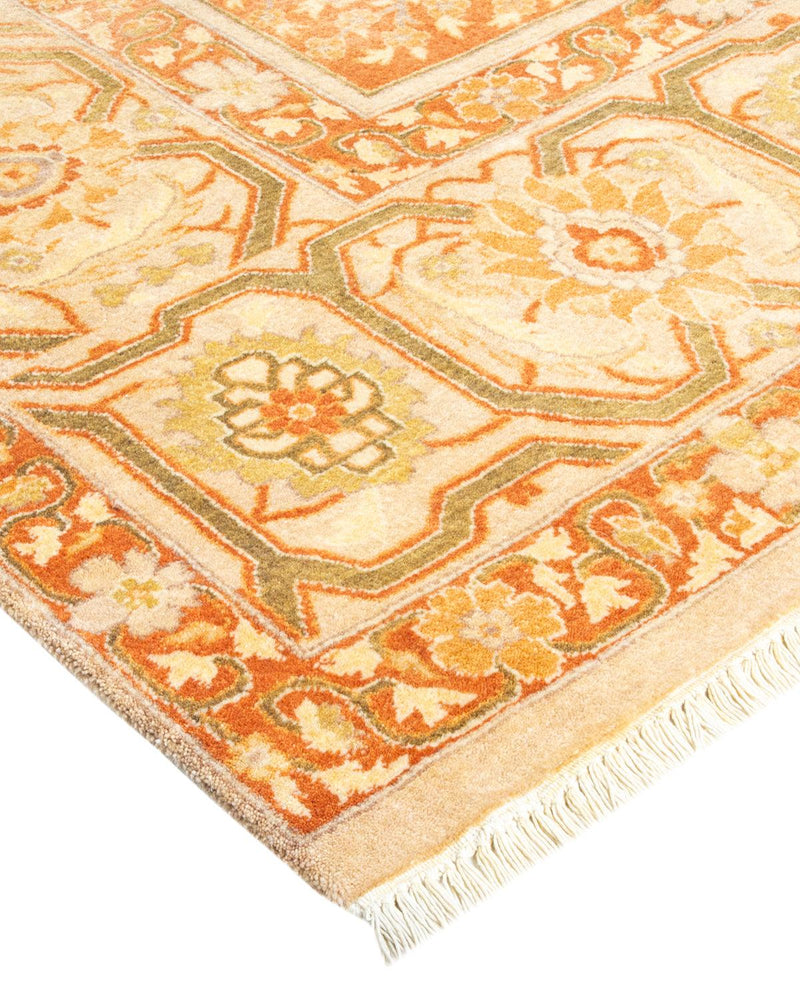 One-of-a-Kind Imported Hand-Knotted Area Rug  - Ivory, 7' 10" x 10' 2" - Modern Rug Importers