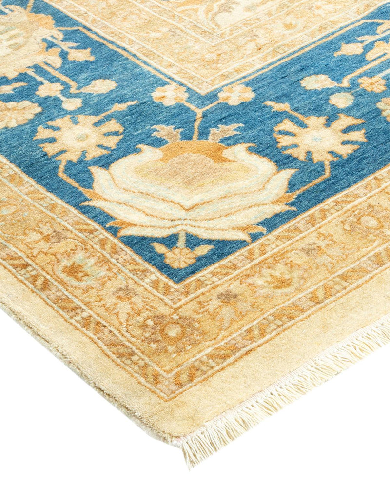 One-of-a-Kind Imported Hand-Knotted Area Rug  - Ivory, 8' 1" x 10' 1" - Modern Rug Importers