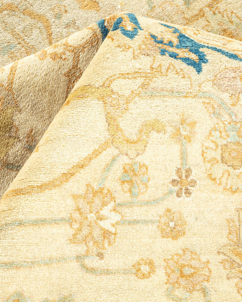 One-of-a-Kind Imported Hand-Knotted Area Rug  - Ivory, 8' 1" x 10' 1" - Modern Rug Importers