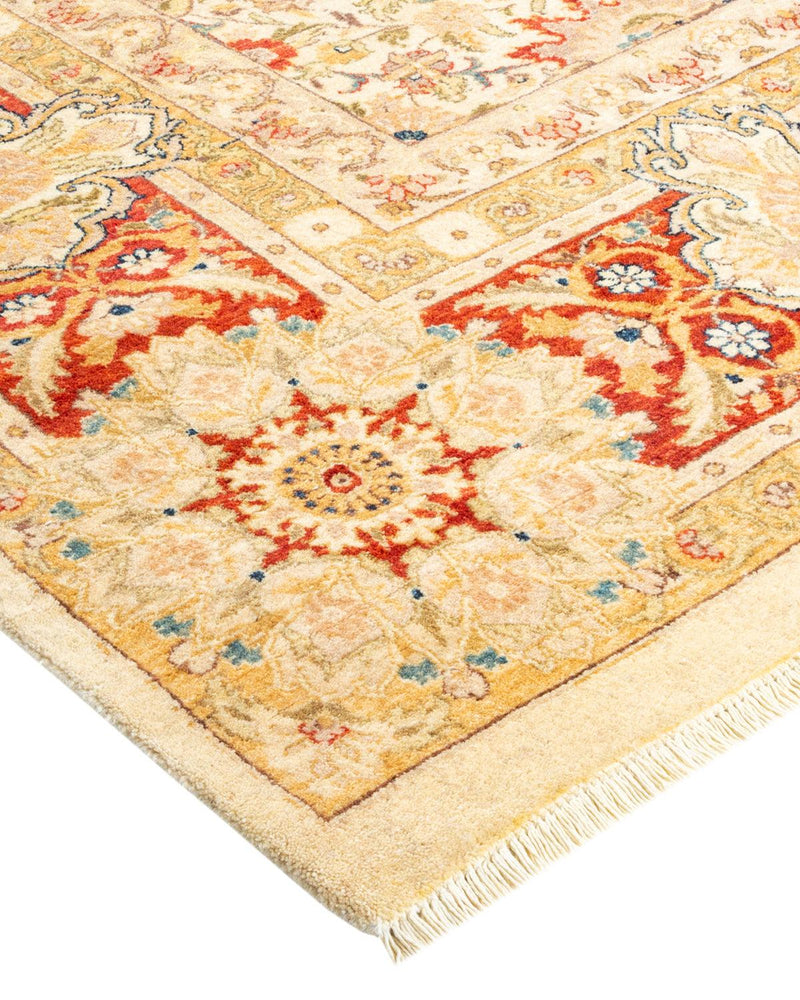 One-of-a-Kind Imported Hand-Knotted Area Rug  - Ivory, 8' 1" x 10' 3" - Modern Rug Importers