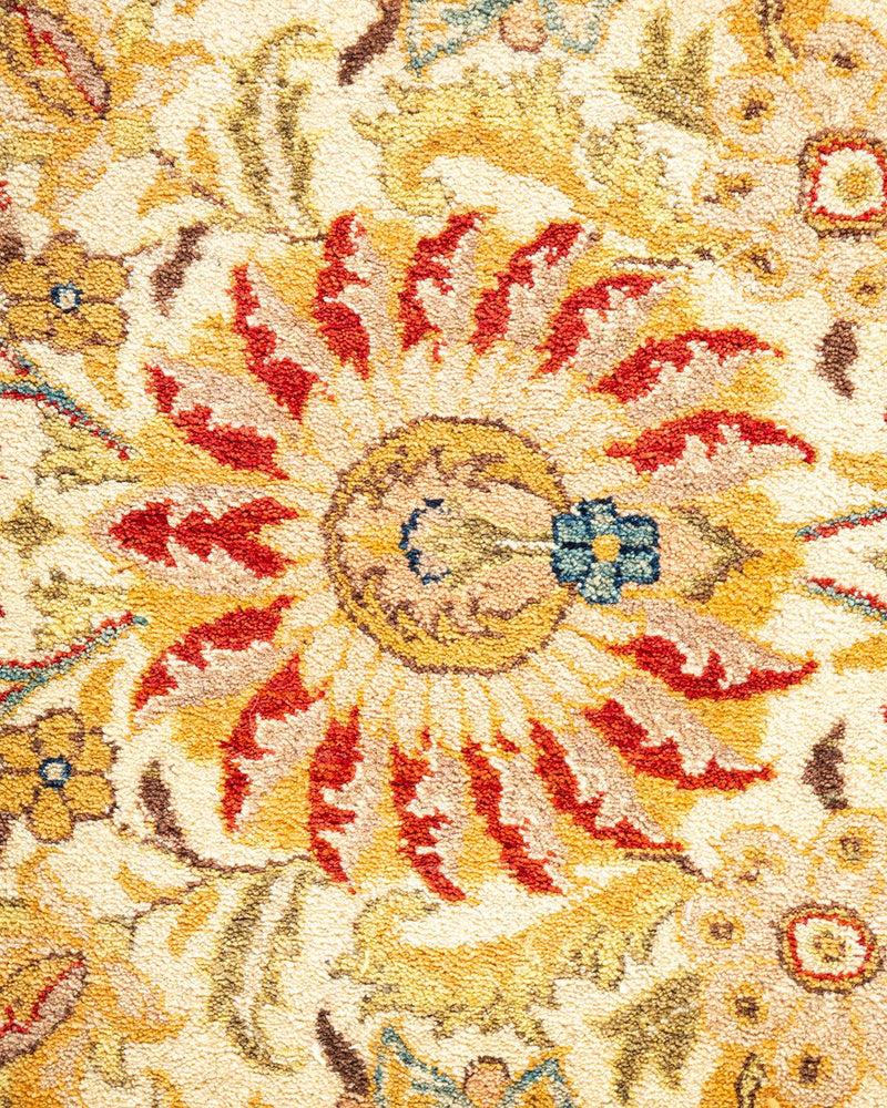 One-of-a-Kind Imported Hand-Knotted Area Rug  - Ivory, 8' 1" x 10' 3" - Modern Rug Importers