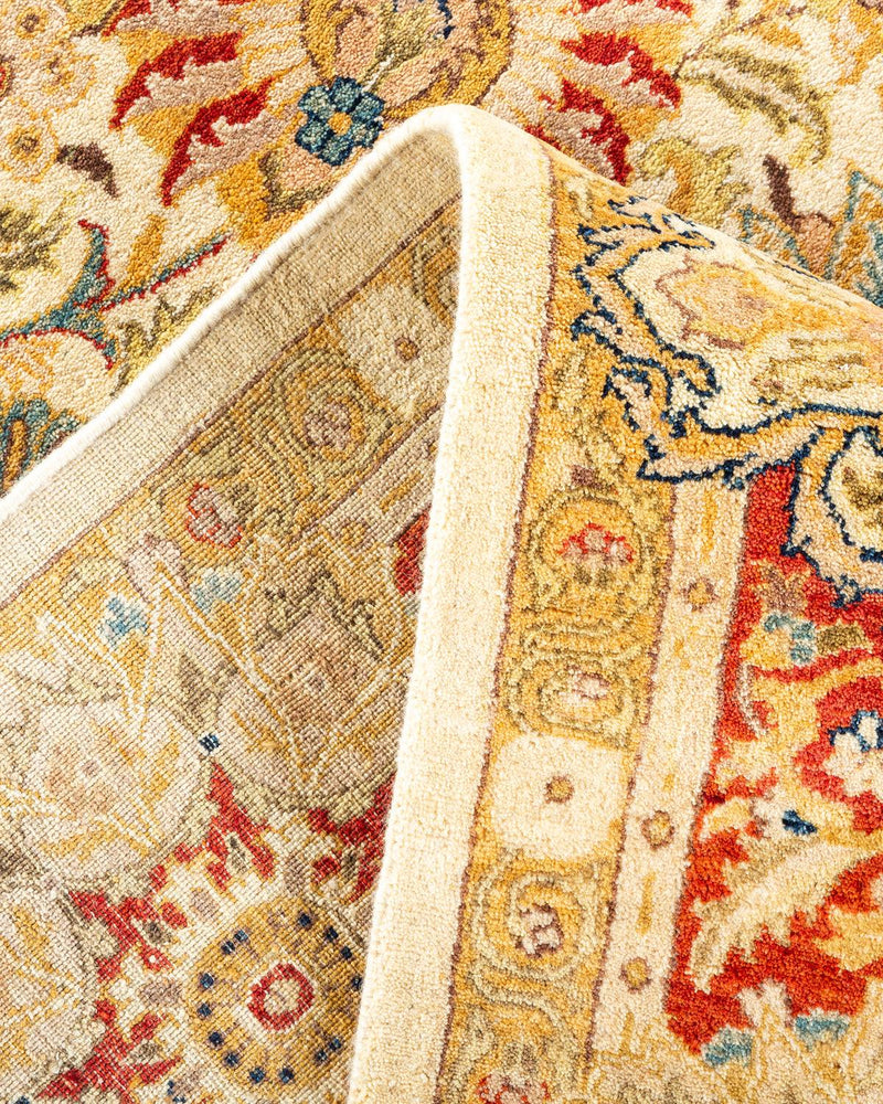 One-of-a-Kind Imported Hand-Knotted Area Rug  - Ivory, 8' 1" x 10' 3" - Modern Rug Importers