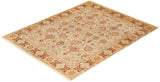 One-of-a-Kind Imported Hand-Knotted Area Rug  - Ivory, 8' 1" x 10' 3" - Modern Rug Importers