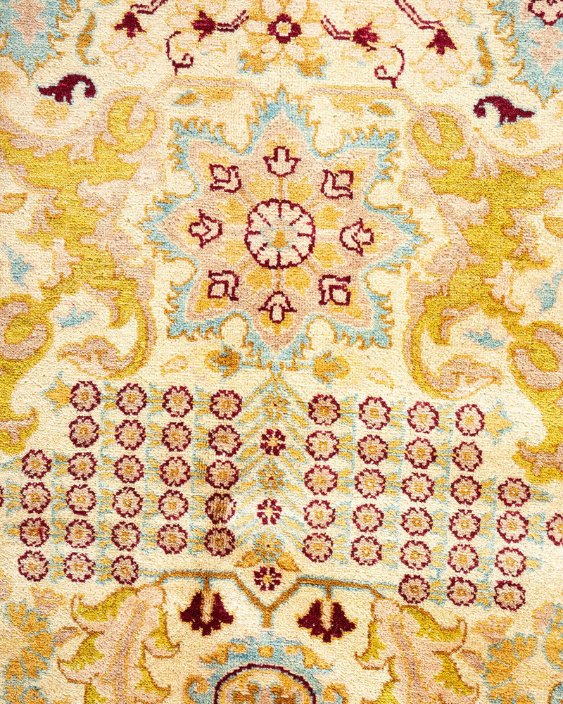 One-of-a-Kind Imported Hand-Knotted Area Rug  - Ivory, 8' 2" x 10' 2" - Modern Rug Importers